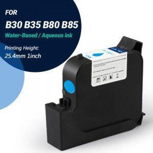 BENTSAI EB21C Cyan Original Water-Based Ink Cartridge Replacement for B30 B35 B80 B85 Handheld printer, 1 Pack